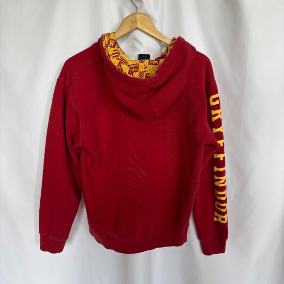 Harry Potter Men's Gryffindor Full Zip Hoodie Size Small EUC - Picture 2 of 10
